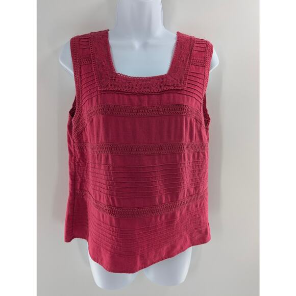 Christopher & Banks Smocked Linen Top Jacket Combo - Picture 3 of 16